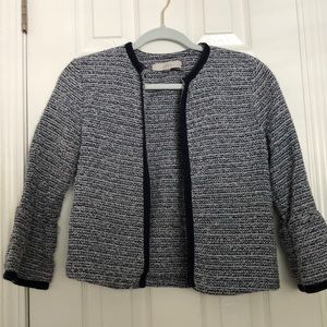 Loft Tweed Bell Sleeve Jacket